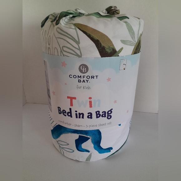 - Dino Bed In A Bag Twin Set Brand New - Picture 5 of 7